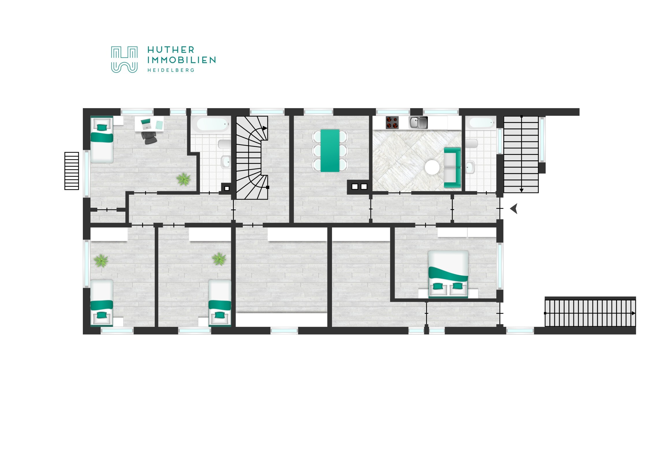 Grundriss EG - Kühler Grund