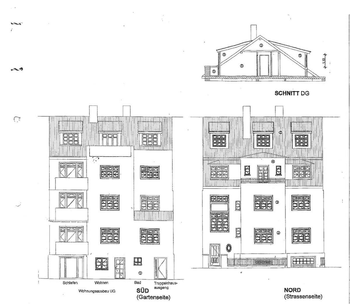 Ansichten Süd, Nordpdf