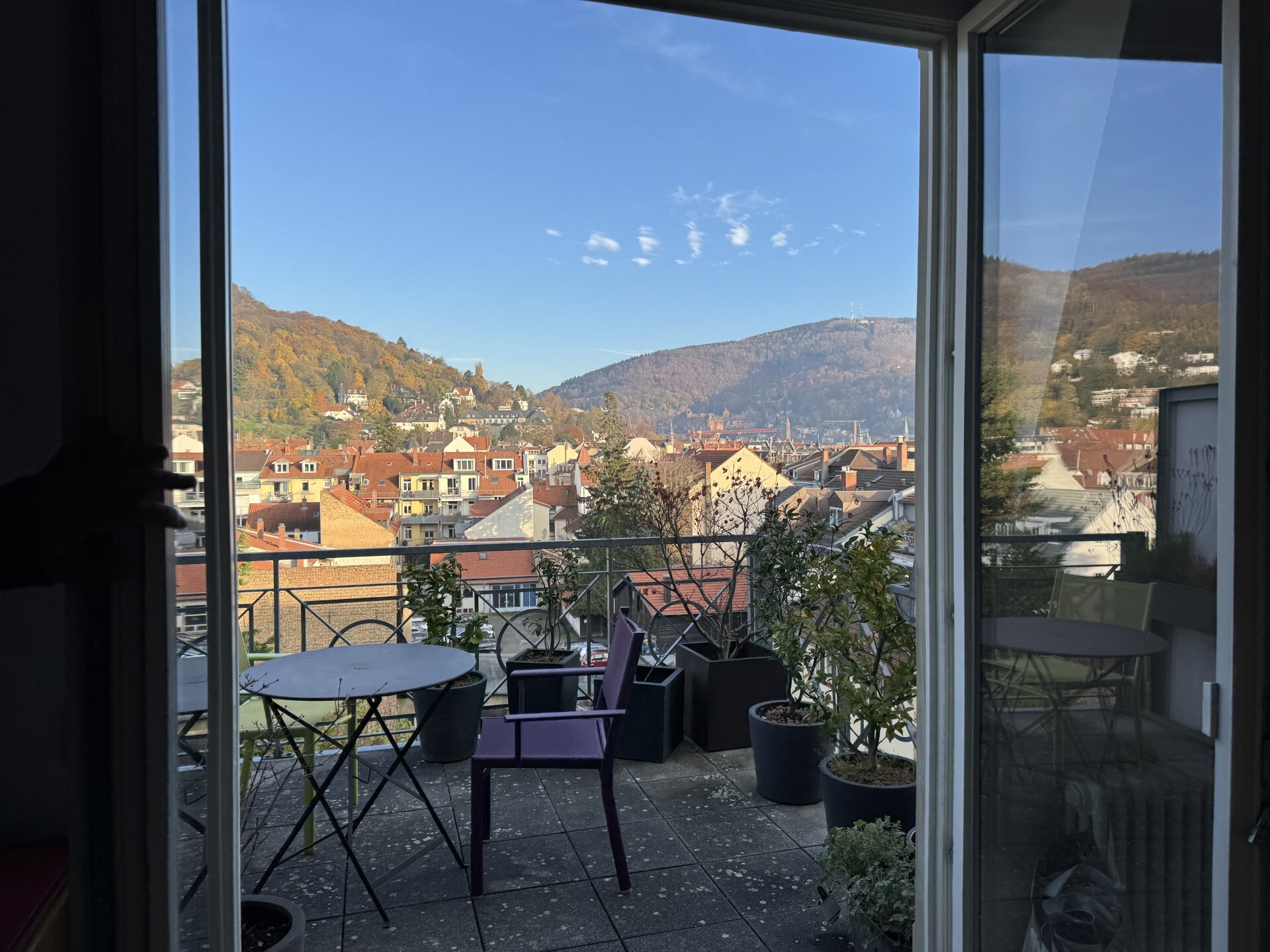 Balkon mit Aussicht
