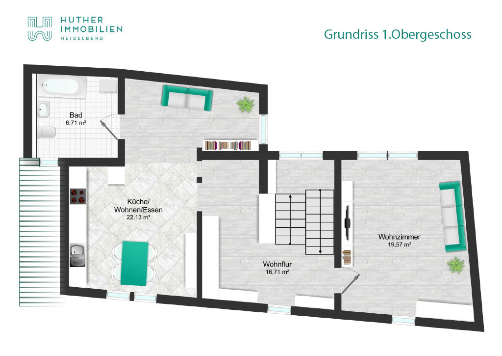 Grundriss 1.Obergeschoss