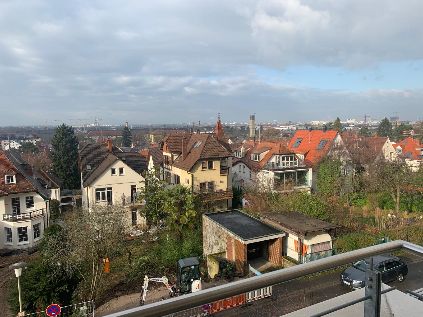 Panoramaausblick über Heidelberg