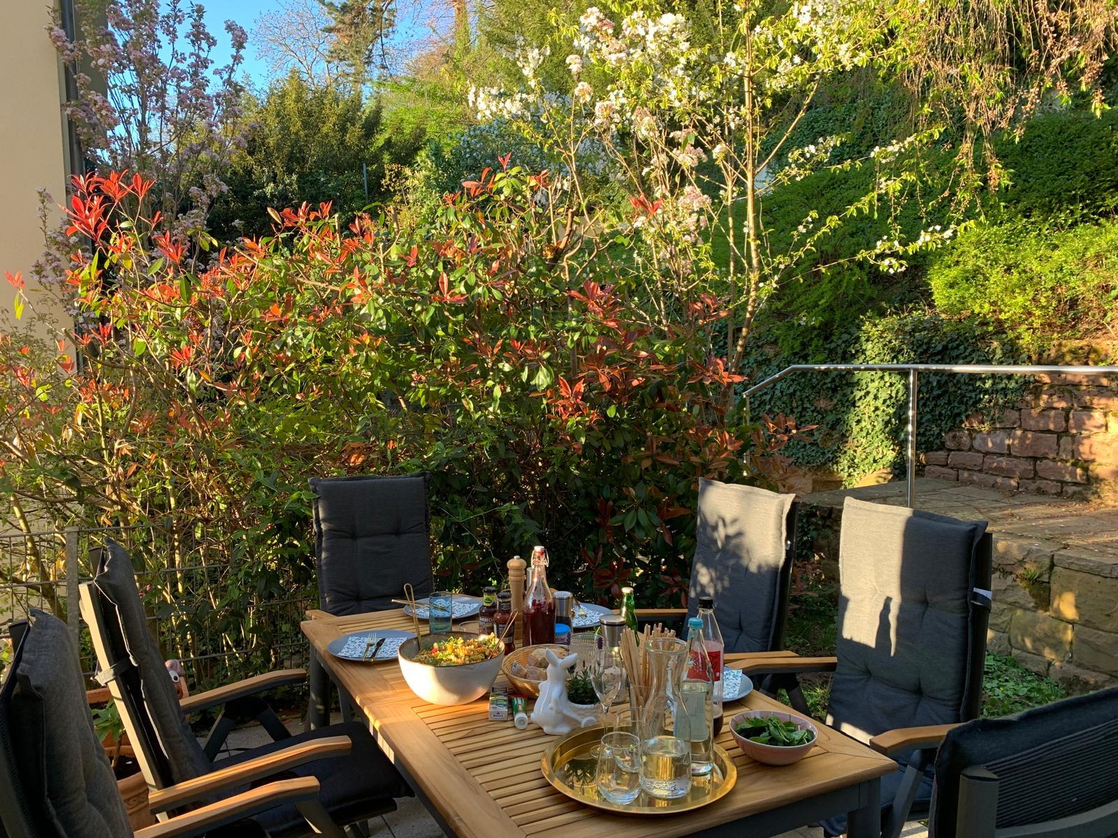 Terrasse mit Gartenzugang