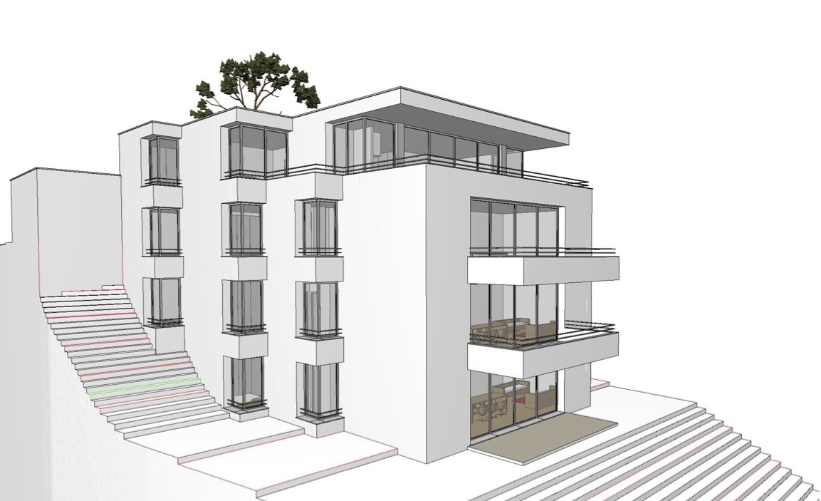 Perspektive von Nordwest