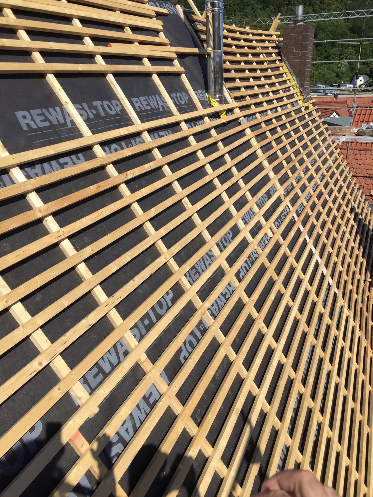 Neue Dachlattung (2015)