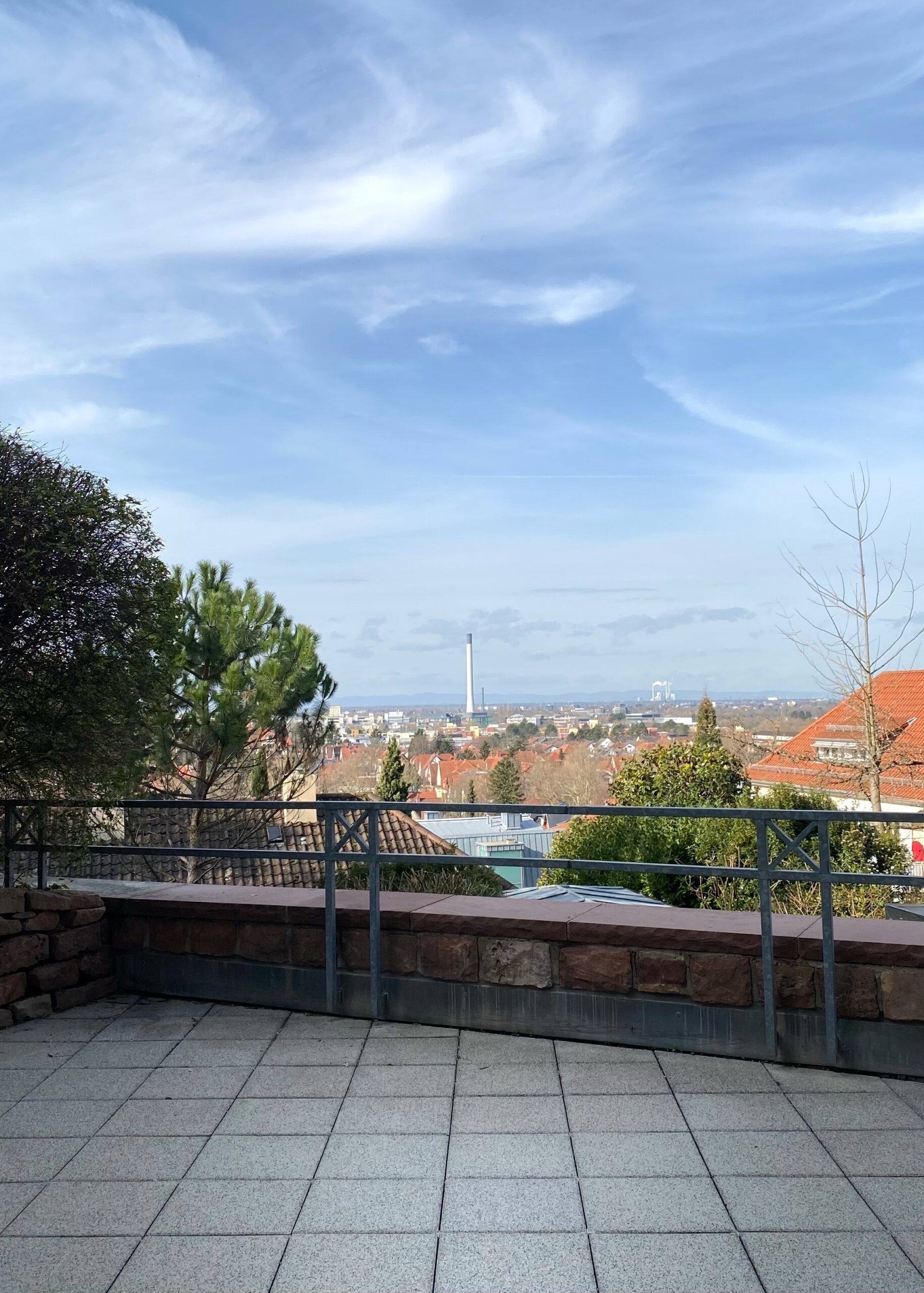 West-Terrasse mit Panoramablick
