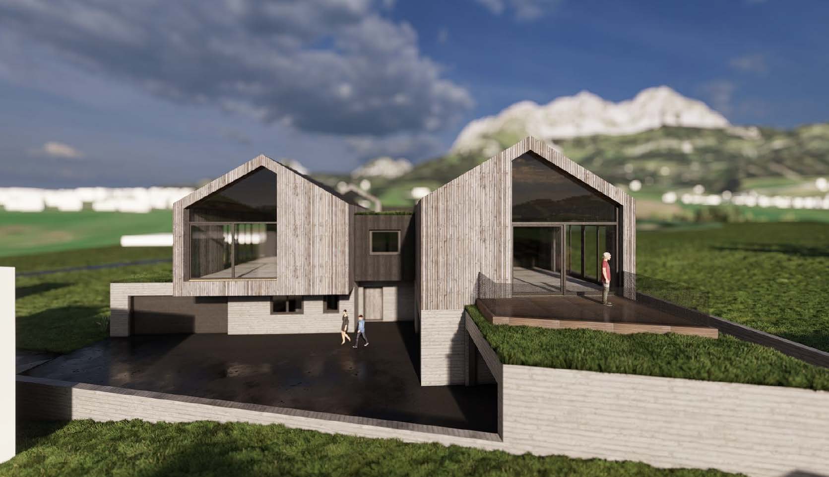 Mögliche Bebauung:  Visualisierung 3