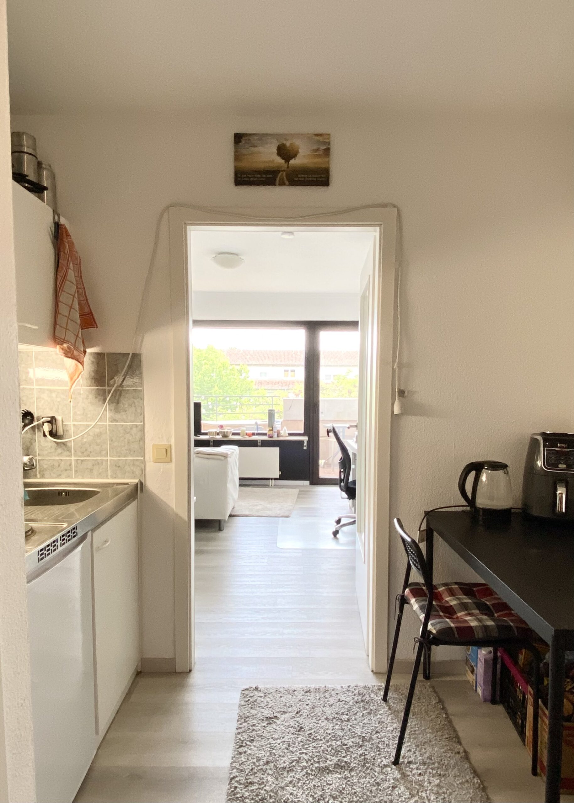 Blick durchs Apartment