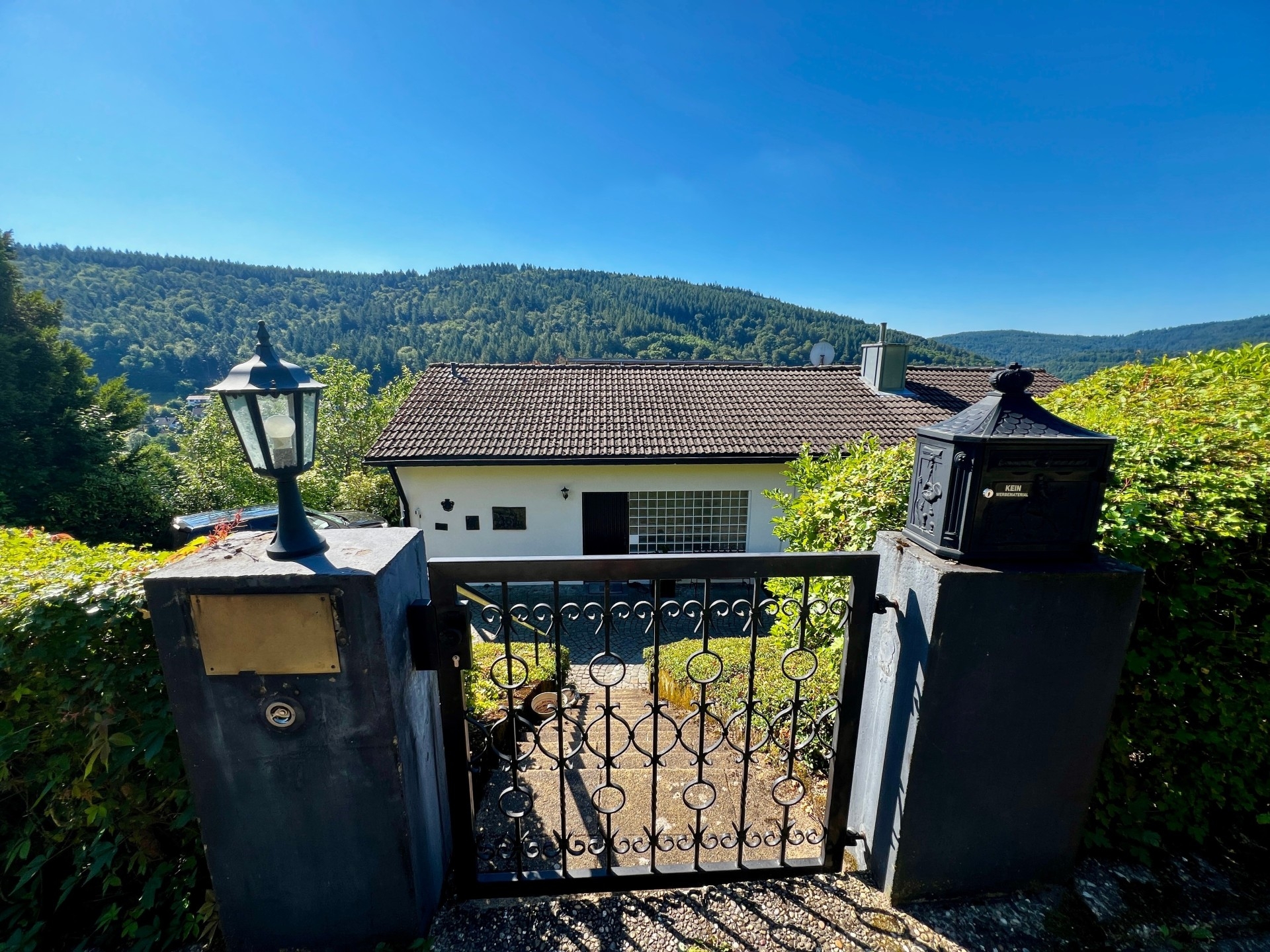 Nordansicht des Hauses