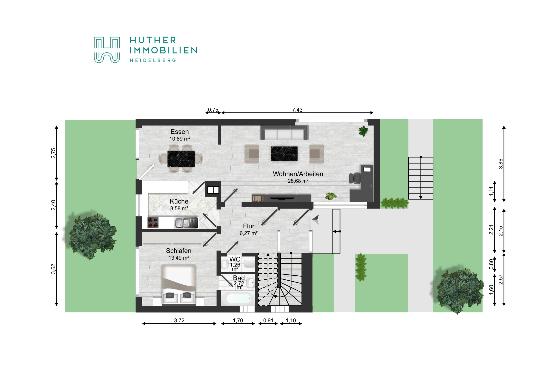 Grundriss Erdgeschoss