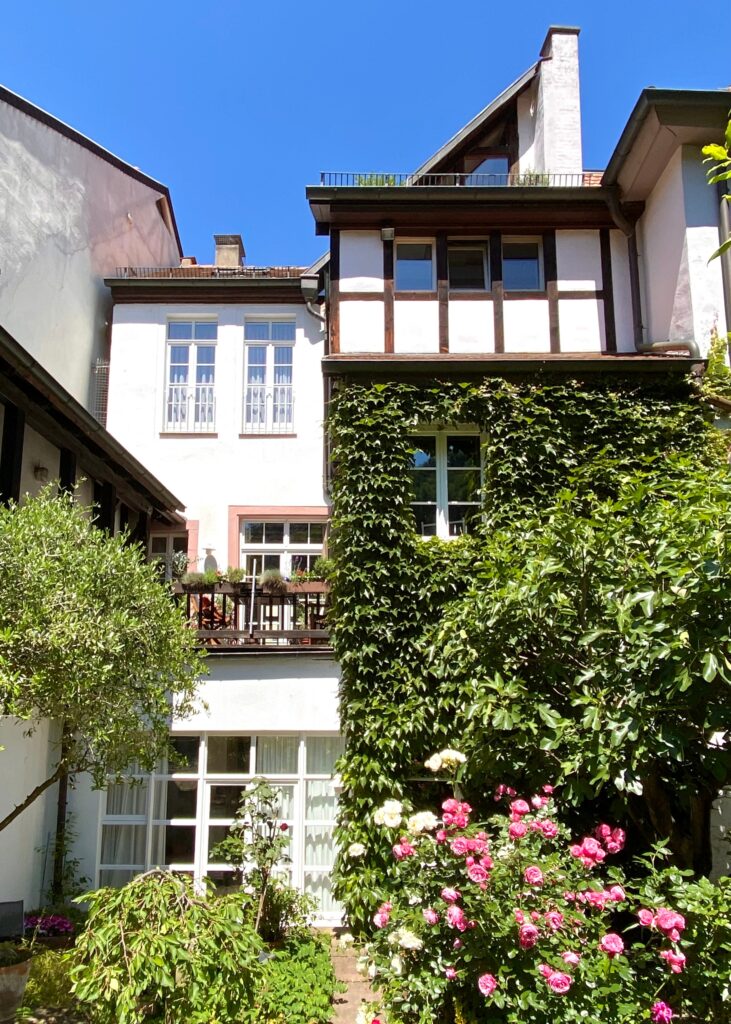 Ansicht Stadthaus vom Garten