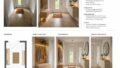Visualisierung Garderobe mit Ausgang zum Garten