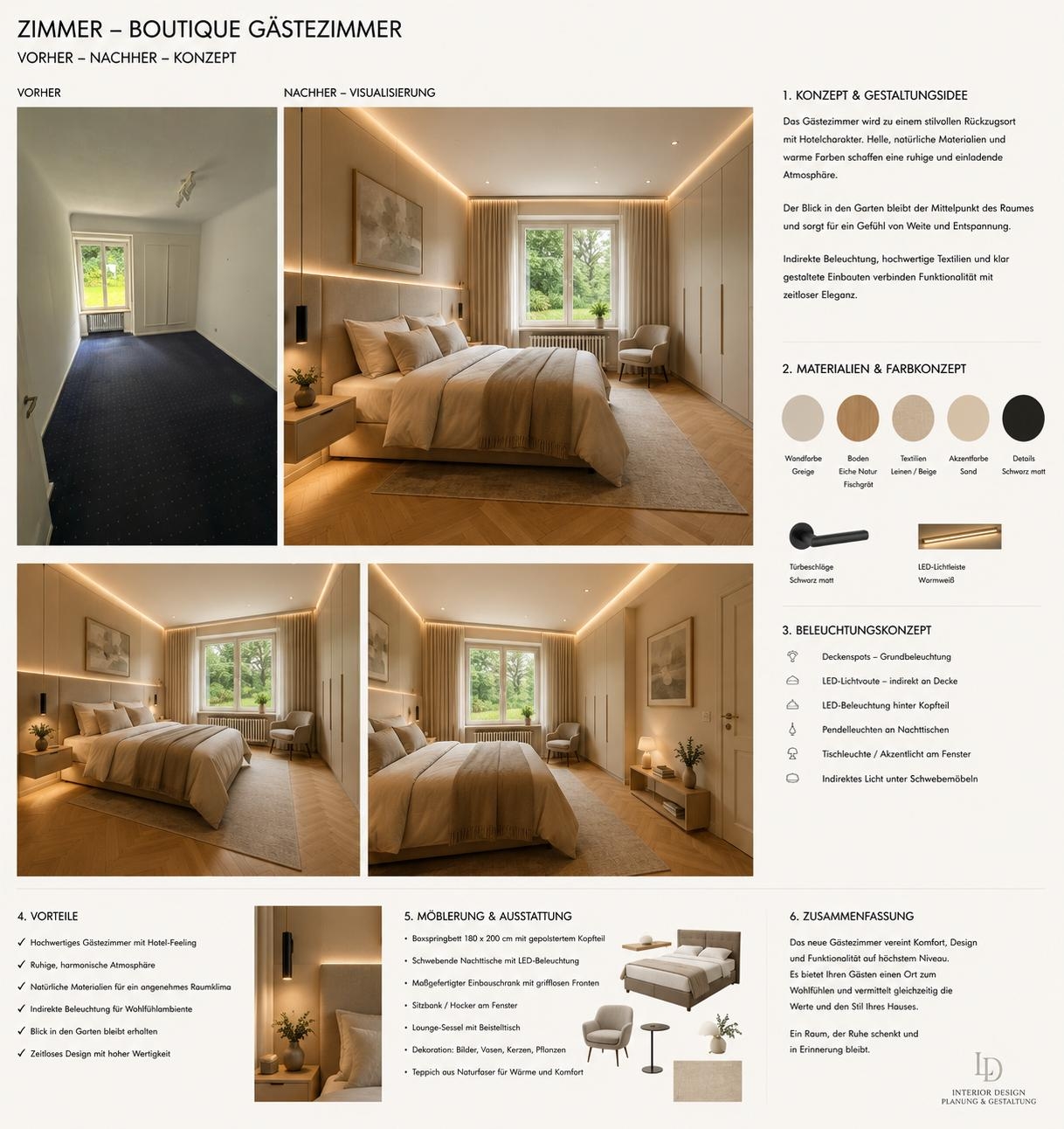 Visualisierung Gästezimmer