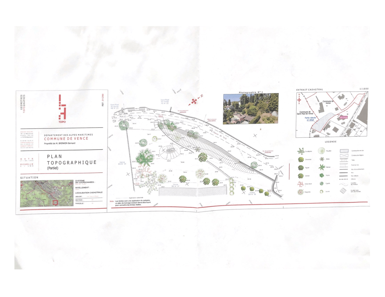 Lageplan des Anwesens
