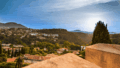 Panoramablick über die umliegende Landschaft