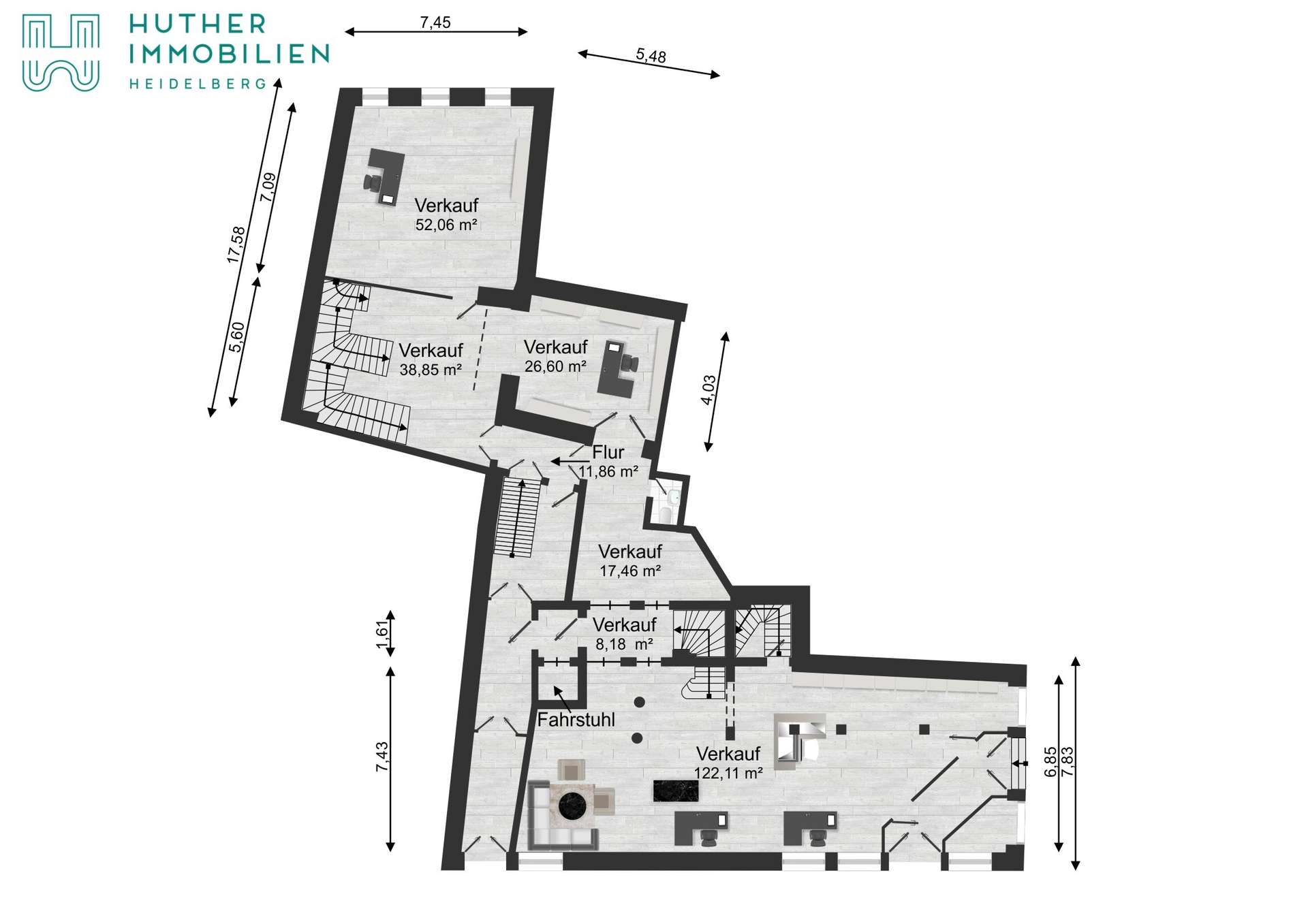 Grundriss EG, Hauptstraße 