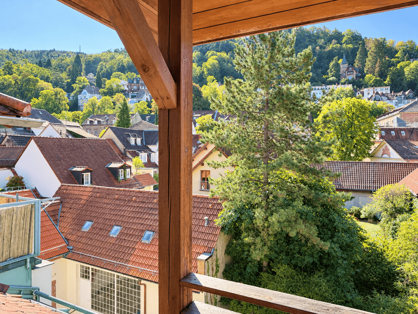 Loggia im Dachgeschoss