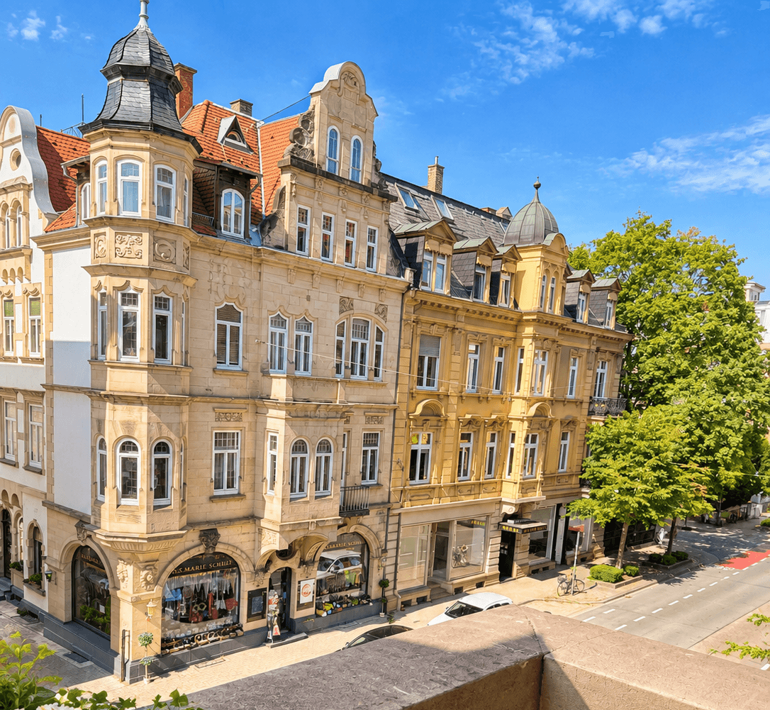 Ausblick von Balkon 2