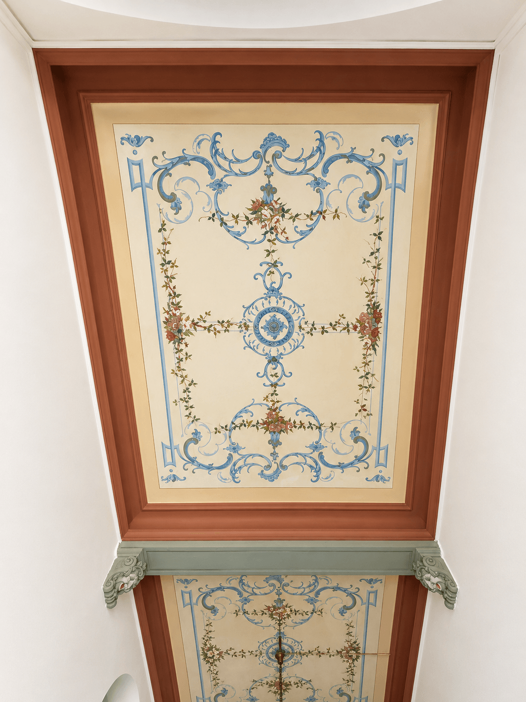 Detailaufnahme Deckengemälde
