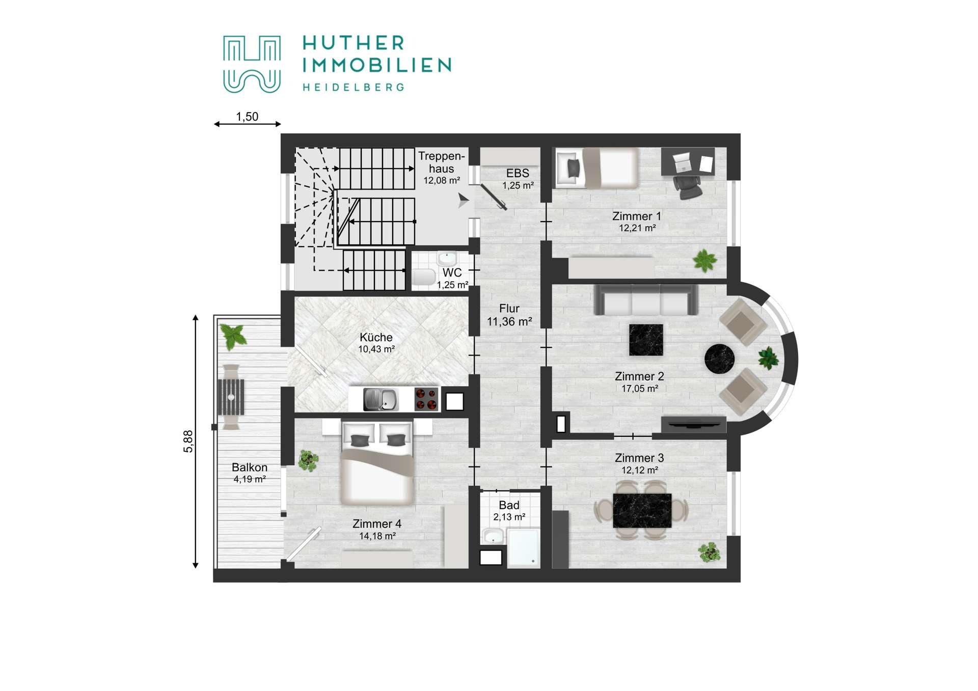 Grundriss HL45 