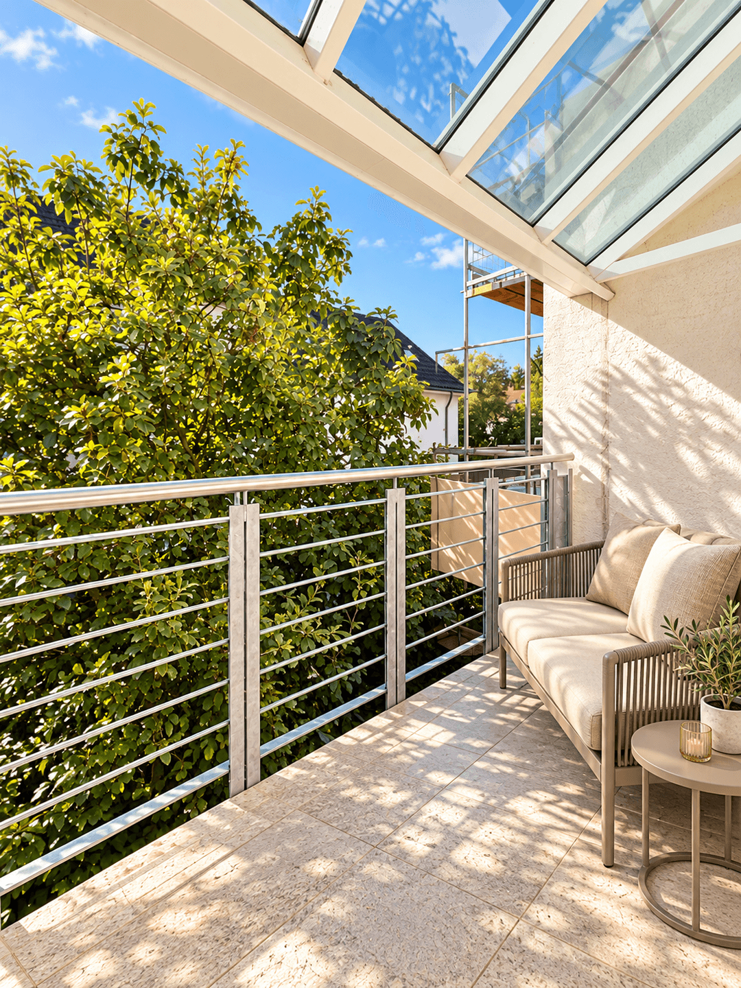 Balkon im 1. Obergeschoss