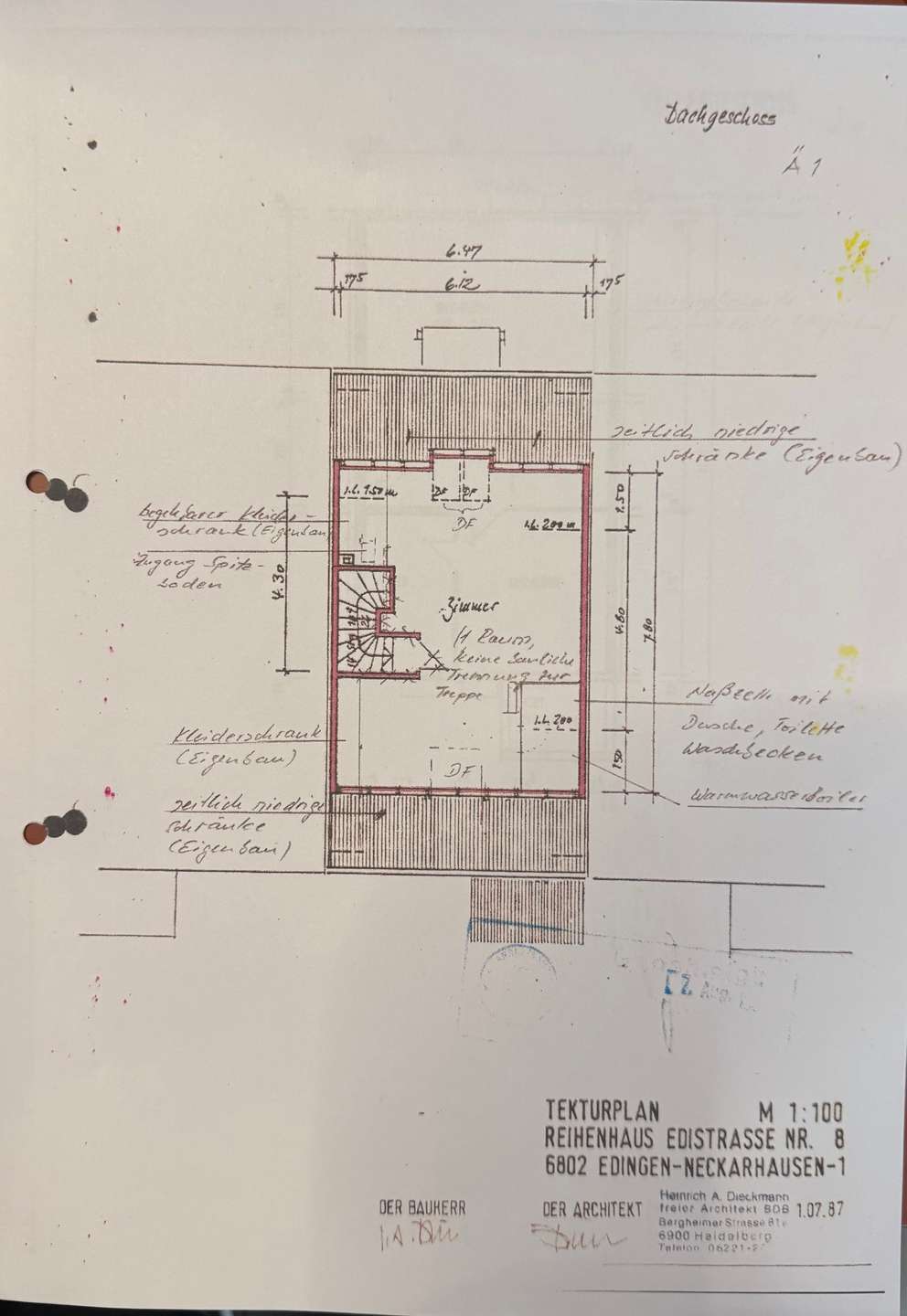 Grundriss - Dachgeschoss