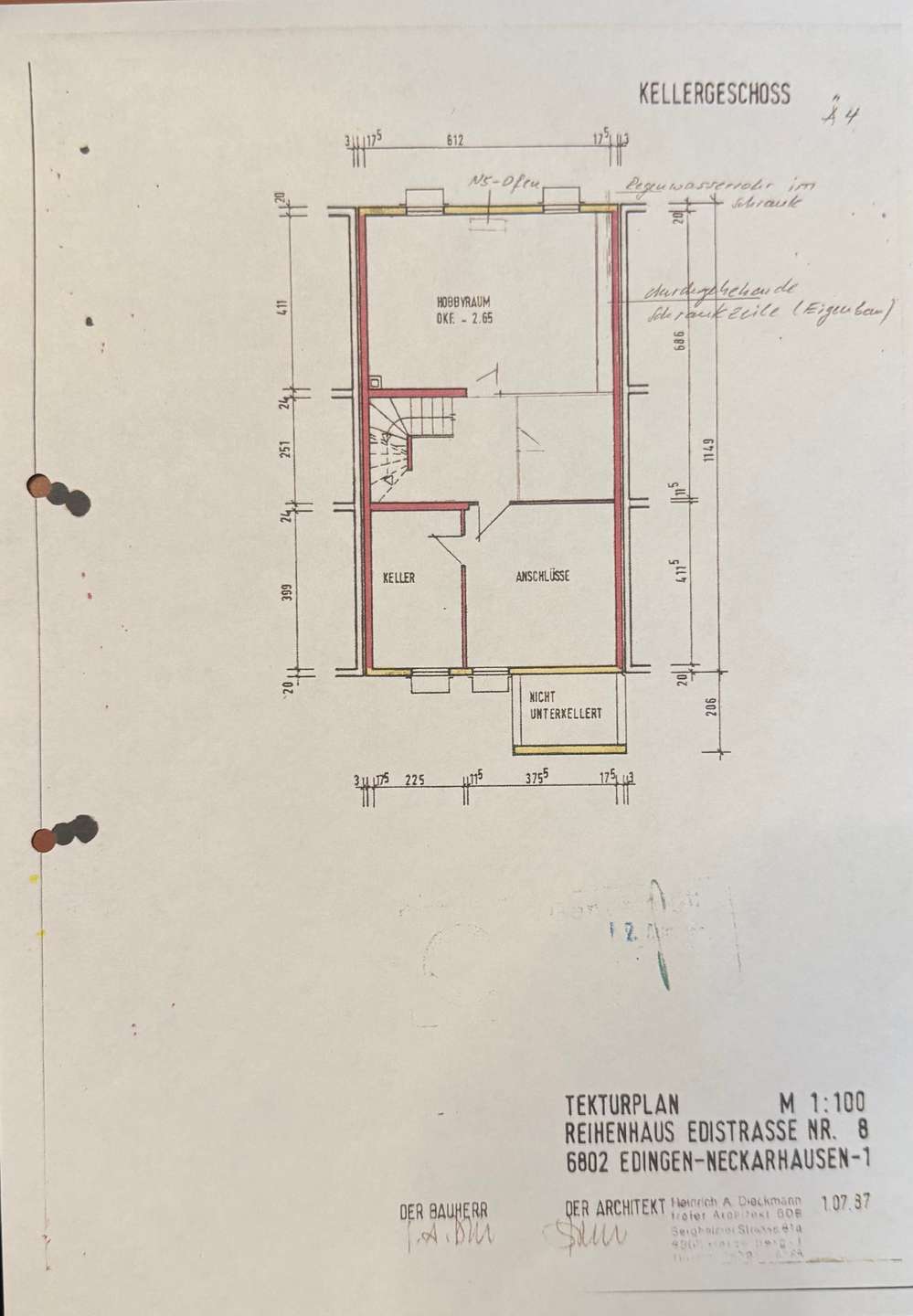 Grundriss - Kellergeschoss
