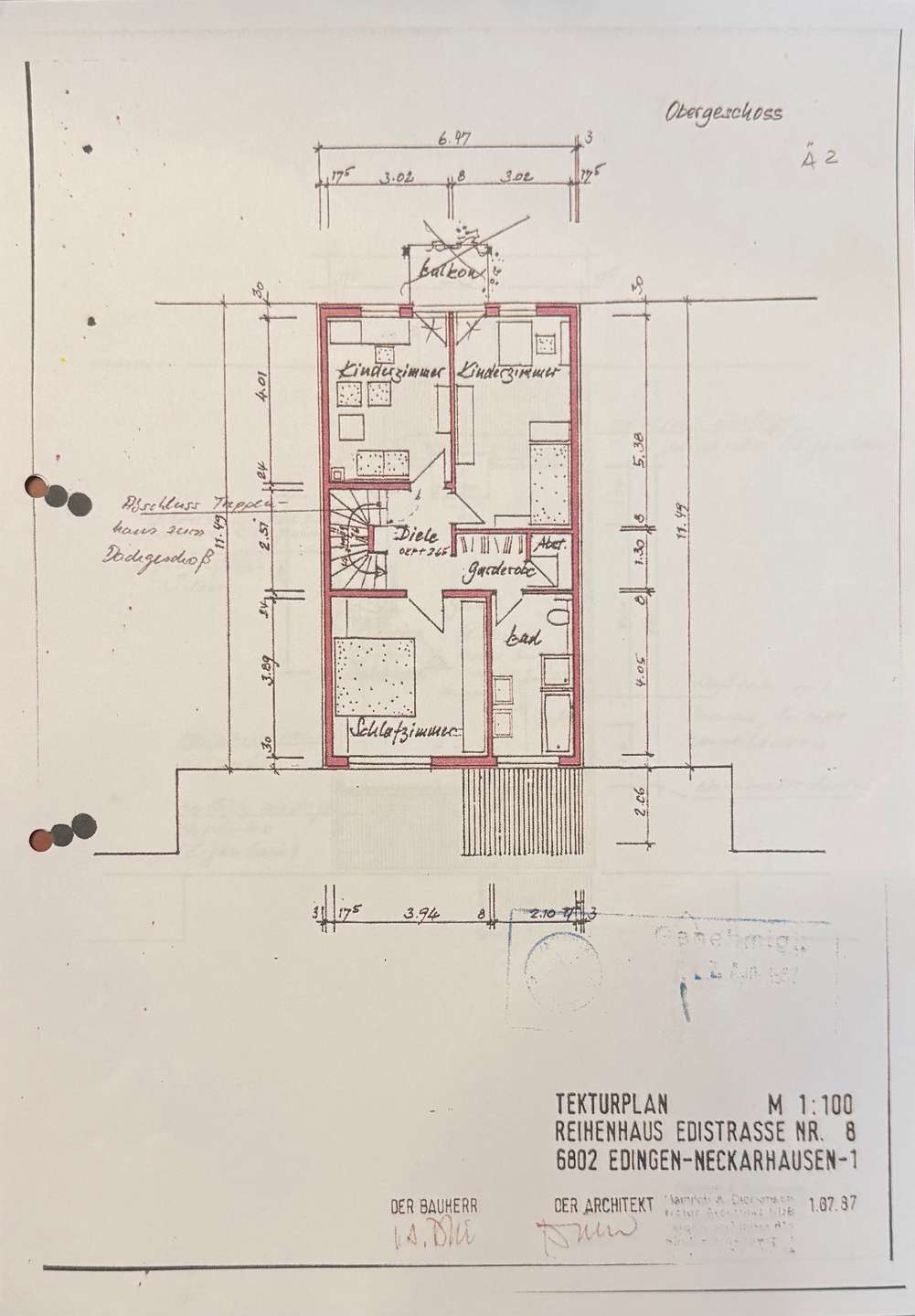Grundriss - Obergeschoss